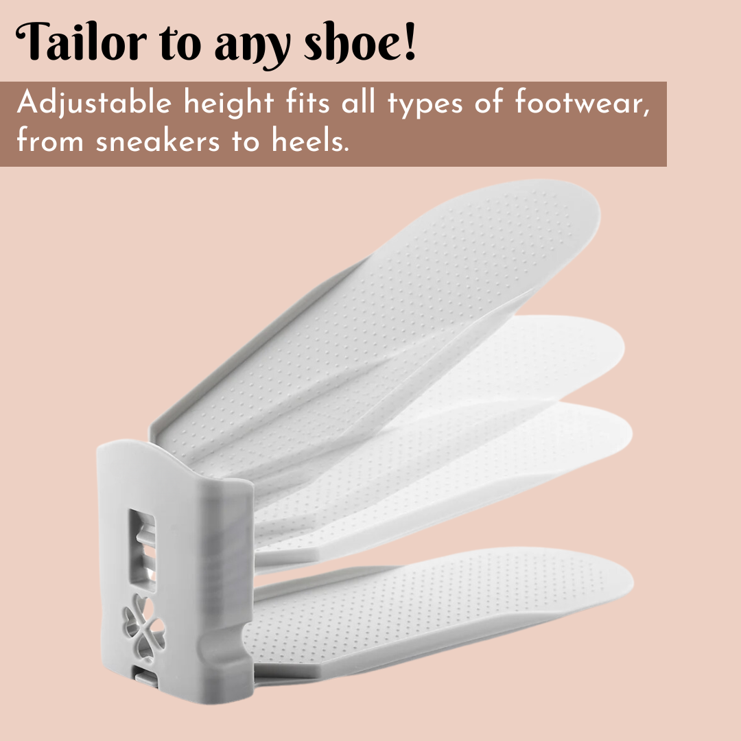 ShoeStack Adjustable Compact Shoe Organiser