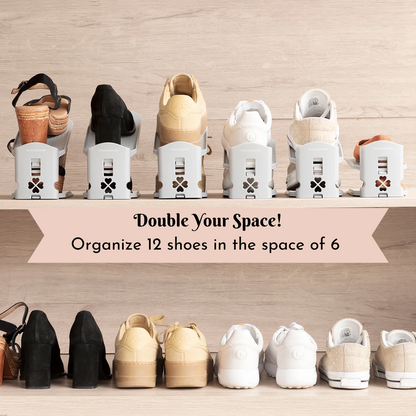 ShoeStack Adjustable Compact Shoe Organiser